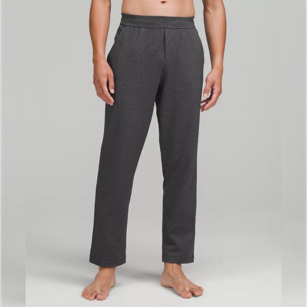 Lululemon Heathered Black Discipline Pants Size Large